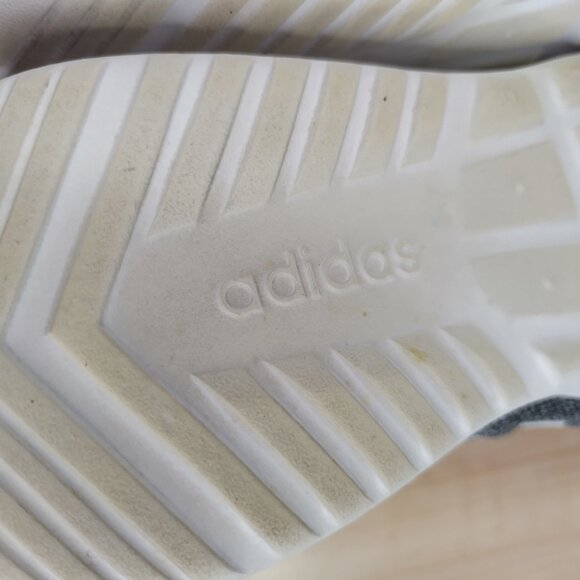 Adidas Cloudfoam Qt Racer Gray White Running Sneakers Women US 7 - Picture 12 of 14